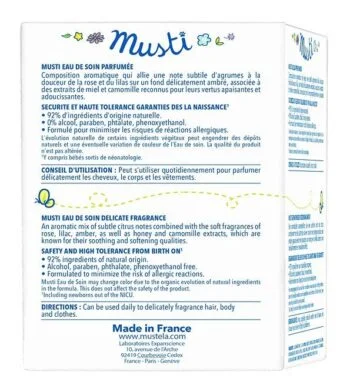 Mustela Musti Eau de Soin Parfumée