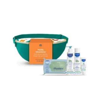 Mustela Sac Banane Mustela Bio + Hydra Lait + Gel Dermo Nettoyant + Hydra Bio Visage