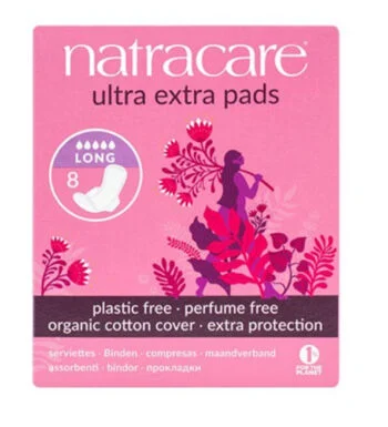 NATRACARE SERVIETTE ULTRA EXTRA LONG 8 Unités