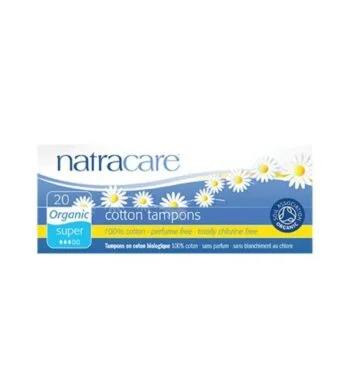 NATRACARE TAMPONS SUPER SANS APPLICATEUR 20 UNITES
