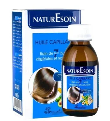 NaturEsoin Huile Capillaire 7 Bain d’Huiles Végétales