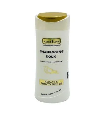NATURE SOIN Shampooing Doux Réparateur-Fortifiant à La Kératine et à La Provitamine B5