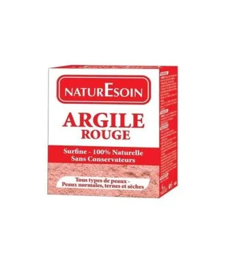 Nature soin argile Rouge sachet 100G
