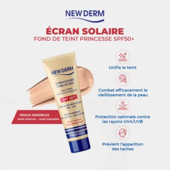 NEW DERM Crème solaire SPF50+ PRINCESSE