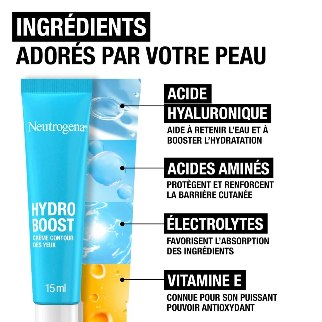 3574661352527_3.jpg Neutrogena Crème Contour des Yeux Hydro Boost 15 ml