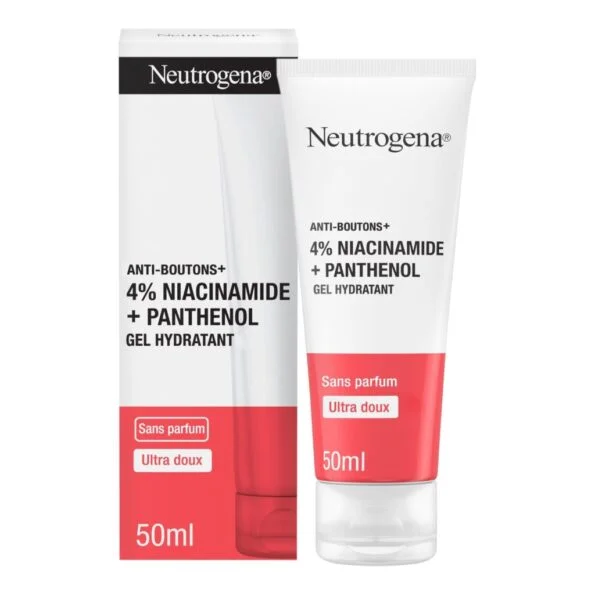 Neutrogena Gel Hydratant Anti-Boutons+ 4 % Niacinamide + Panthénol 50 ml