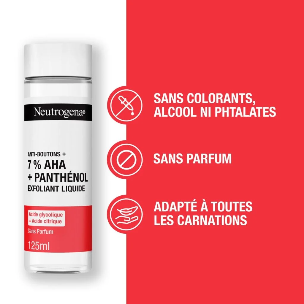 3574661752952_2.jpg Neutrogena Exfoliant Liquide Anti-Boutons + 7 % AHA + Panthénol 125 ml