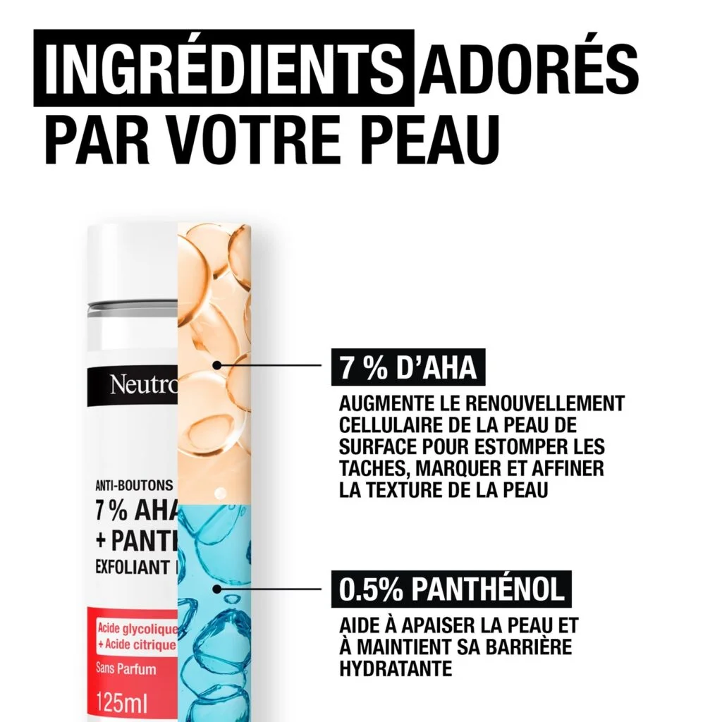 3574661752952_4.jpg Neutrogena Exfoliant Liquide Anti-Boutons + 7 % AHA + Panthénol 125 ml