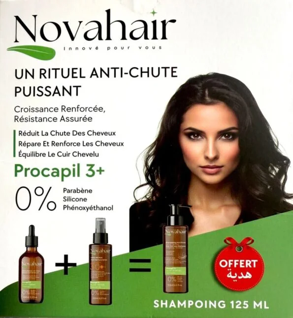 Novahair Huile + Lotion = Shampooing 125ml Offert