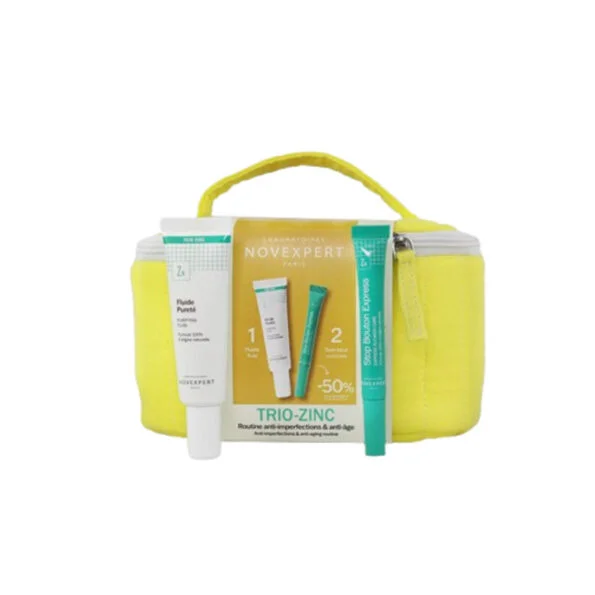 Novexpert Fluide Purete Trio-Zinc 30ml+Stop Bouton Express 7ml Trousse