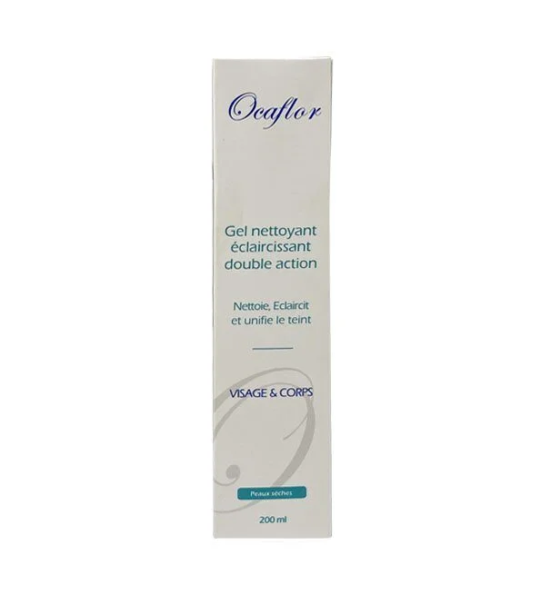 Ocaflor gel nettoyant éclaircissant double action 200ml