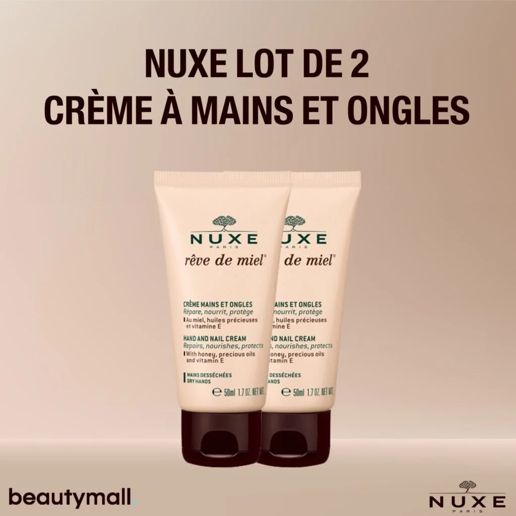 CREME-NUXE-01-1.jpg NUXE Rêve de Miel Crème Mains et Ongles 50ml Lot de 2