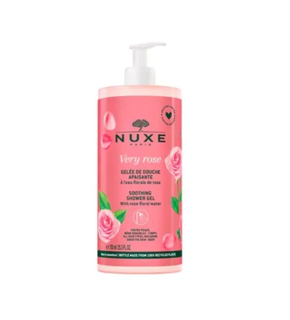 Nuxe Very Rose Gelee De Douche Apaisant 750ml