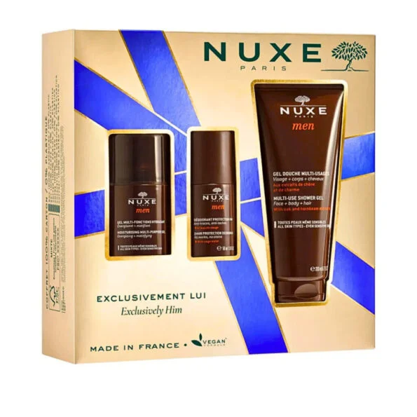 Nuxe Men Coffret  Gel Hydratante+Deodorant+Gel Douche