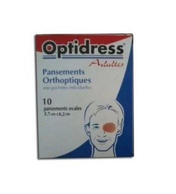 OPTIDRESS ADULTES PANSEMENTS ORTHOPTIQUES 10 PIECES