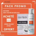Oxyskin Anti-Taches 60 Gelules+Ecran Solaire Peux Seche Spf50+ 40ml Pack