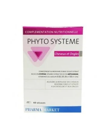 Phyto systeme Cheveux & Ongles 60gelules