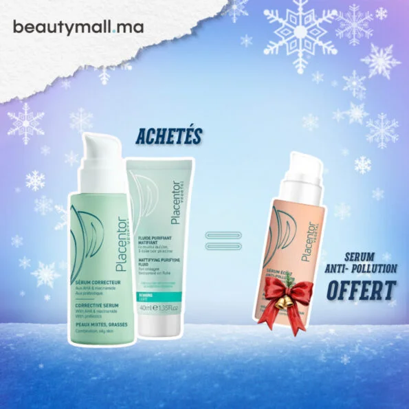 Placentor Serum Correcteur 30ml + Serum Correcteur 30ml = Serum Anti Pollution Offert