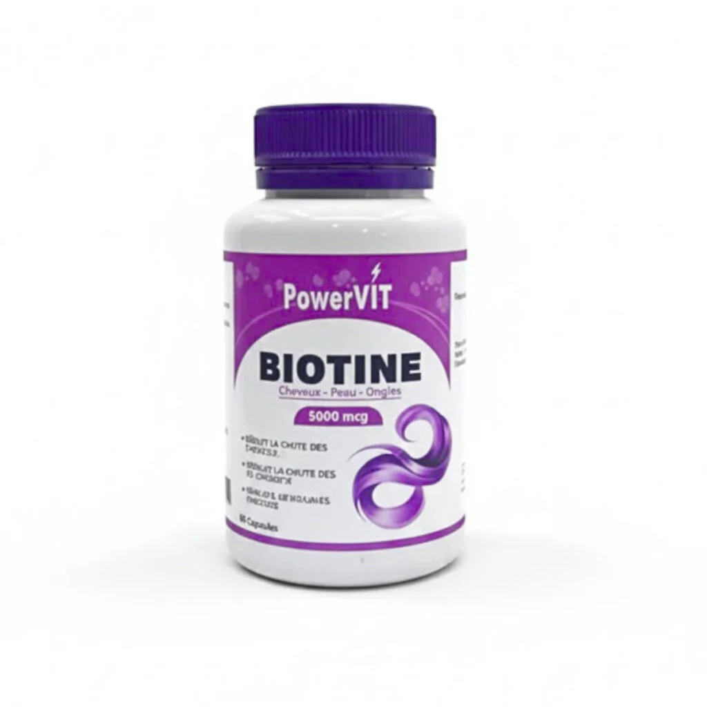 Powervit-Biotine-60gelules.jpg Powervit Biotine 60 Gelules