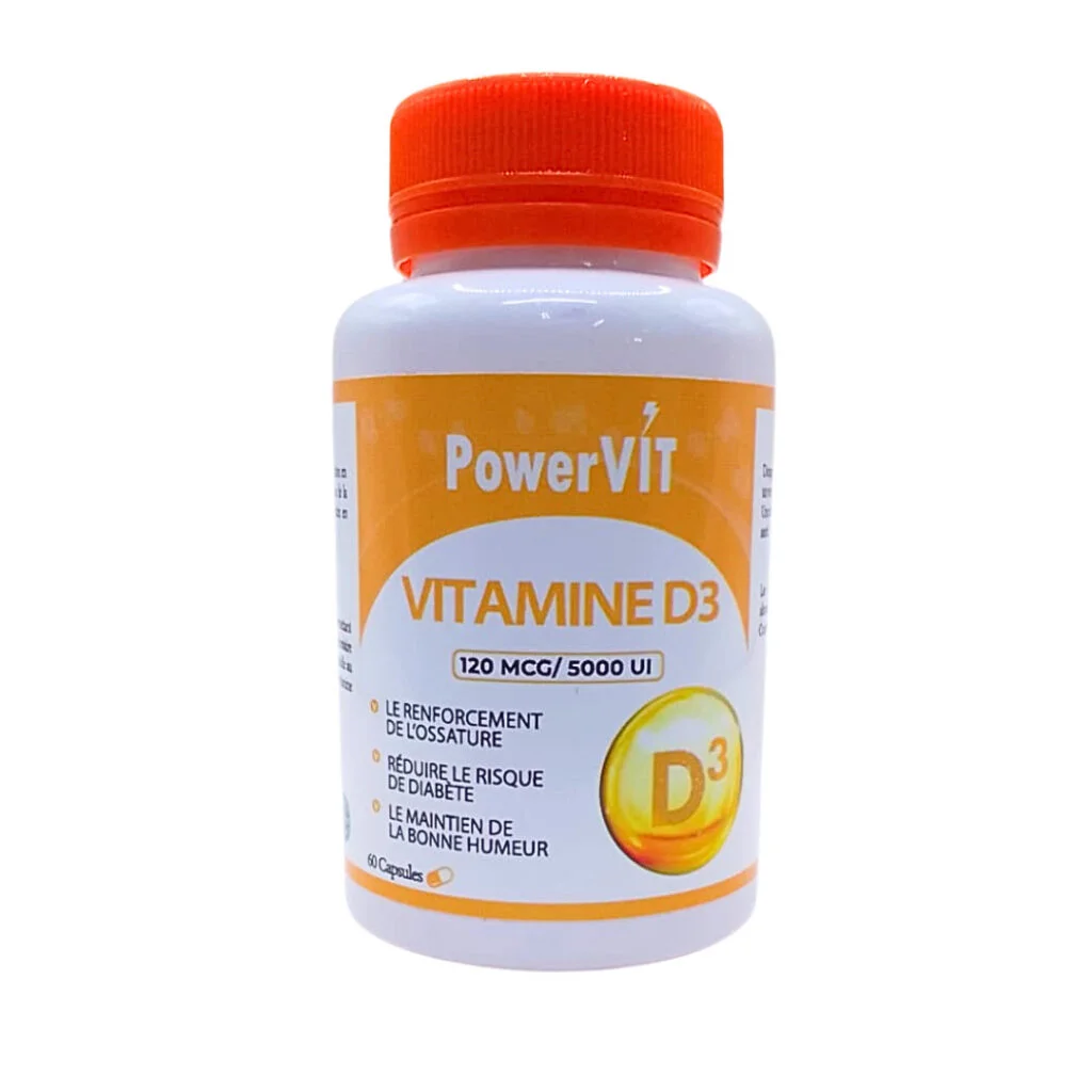 Powervit-Vitamine-D3-5000UI-60capsules.jpg PowerVit Vitamine D3 5000UI 60 Capsules