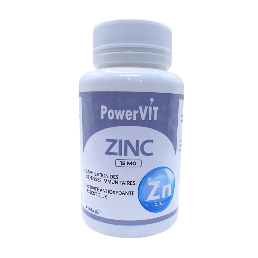 Powervit-Zinc-15mg-60gelules.jpg PowerVit Zinc 15mg 60 Ggelules
