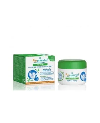 Puressentiel Resp Ok Baume de massage pectoral bébé