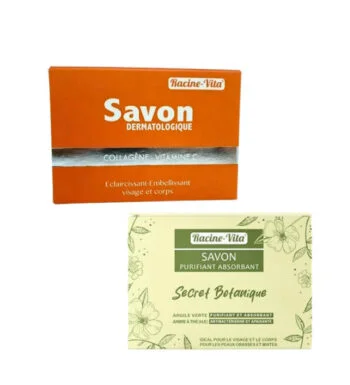 Racine Vita Duo Pack Savon Savon A La Vitamine C +Savon Botanique