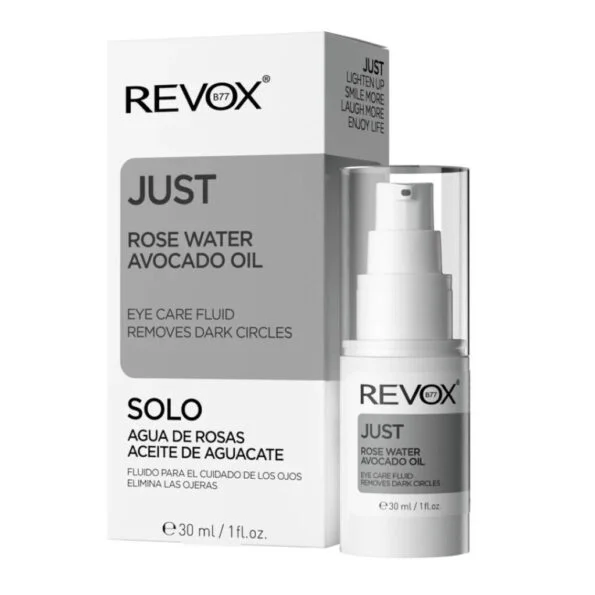 REVOX JUST Fluide Contour des Yeux à L’huile D’avocat et à L’eau de Rose
