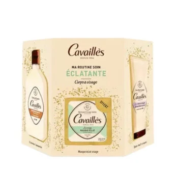 Roge Cavailles Coffret Eclatante Creme Miraculeuse+Creme Douche Nourissante+Savon
