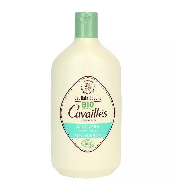 RC-gel-bain-douche-Aloe-vera-bio-ps-400ml-1.jpg Rogé Cavaillès Gel bain Douche Aloe Vera Bio Peau Sèches 400ml