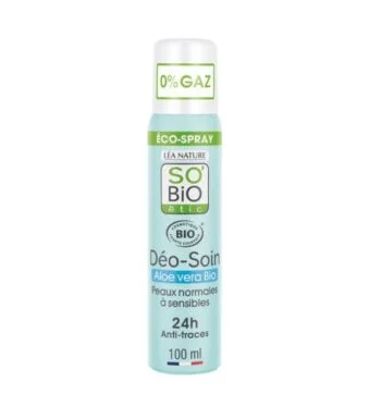 SO BIO DEODORANT SPRAY ALOE VERA 100ML