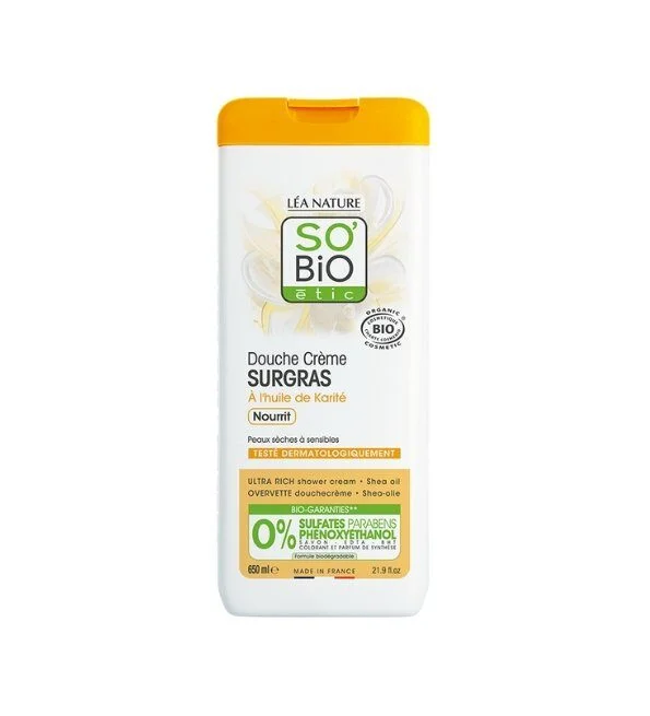 SO-BIO-DOUCHE-CREME-SURGRAS-A-LHUILE-DE-KARITE-650ML-1.jpg SO BIO DOUCHE CREME SURGRAS A L’HUILE DE KARITE 650ML