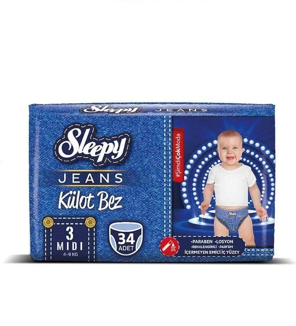 sleepy-jeans-3-pants-midi.jpg Sleepy Jeans 3 Pants Midi 4-9kg/34 Pieces