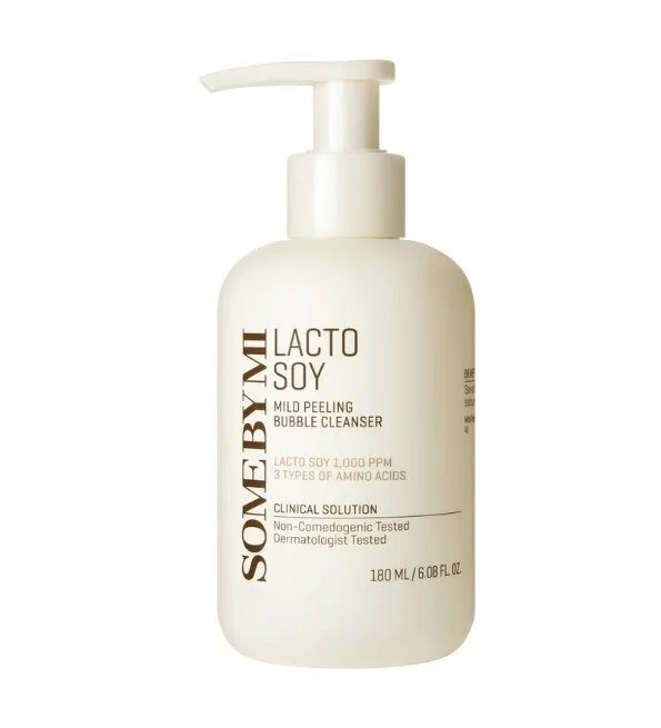 Some-bymi-lacto-soy-clinical-solution-180ml-1.jpg Some By Mi Lacto Soy Mild Peeling Bubble Cleanser