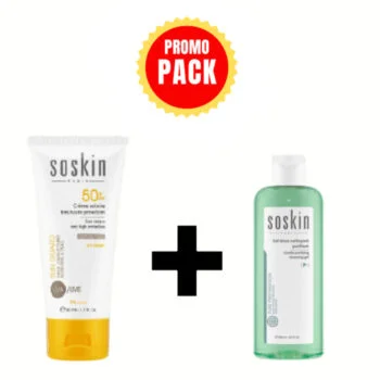 Soskin Ecran Solaire RichE spf50+50ml+Gel Doux Nett 60ml Pack