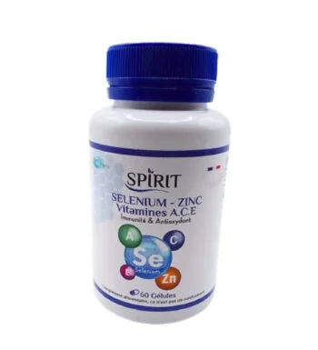 Spirit Selenium Zinc Vitamines A.C.E 60gelules