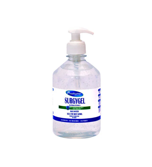 Surgygel Gel Hydroalcoolique Naturel Pompe 500ml