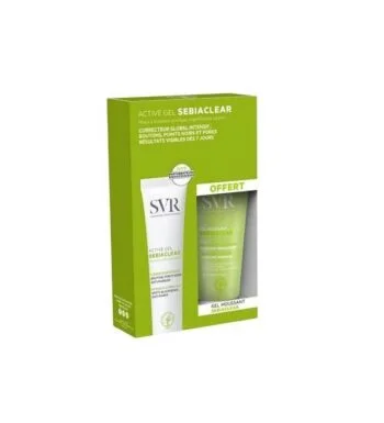 SVR Sebiaclear Active 40ml + Gel Moussant 55ml OFFERT