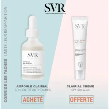 Svr Clairial Ampoule 30ml+Clairial Creme Spf50+ 40ml Pack