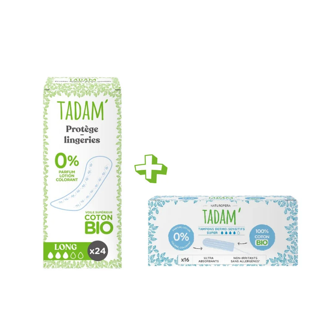 Tadam-Duo-Pack-1624.jpg Tadam Tampons Super 16 Pieces +Protege Long 24 Pieces