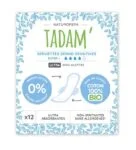 Tadam Serviette Ultra Coton Bio Super+ 12un