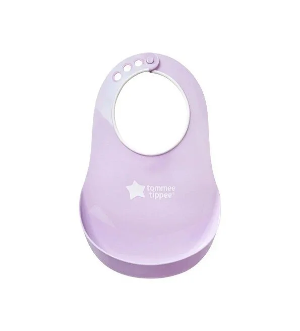 Tommee Tippee Bavoir avec Fermoir Réglable Mauve