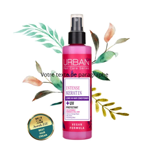 Urban Care Intense Keratin Leave-In Reparateur sans Rincage 250ml