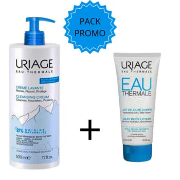 Uriage Eau Thermale Duo Pack Creme Lavante 500ml+Lait Veloute 200ml