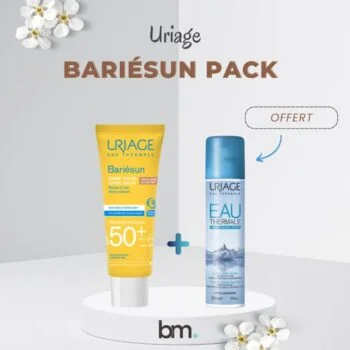 Uriage Bariesun Ecran Teinte doree + Eau thermale 50ml OFFERT