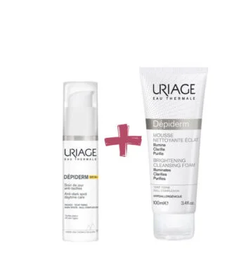 Uriage Depiderm Spf50 30ml + Depiderm Mousse Nettoyante 100ml PACK