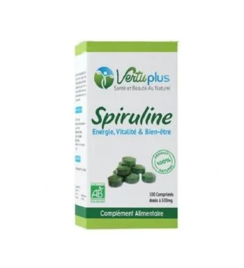 Vertu Plus Spiruline 100 Comprimés