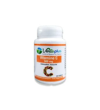 VERTU PLUS VITAMINE C 500 MG 60 GELULES