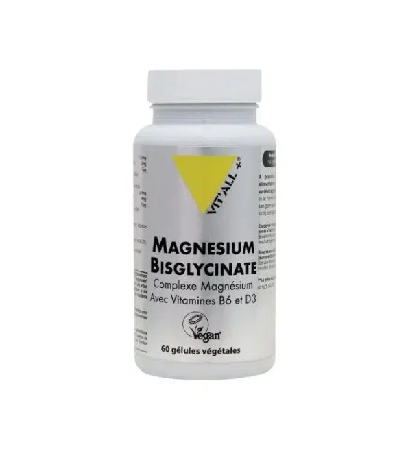 VITALL PLUS MAGNESIUM BISGLYCINATE 60 GELULES