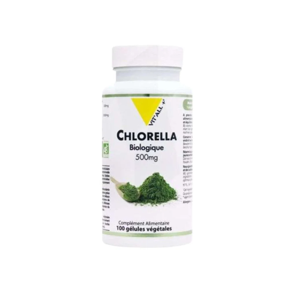 testes-34.jpg VIT’ALL+ Chlorella 500mg 100 gelules